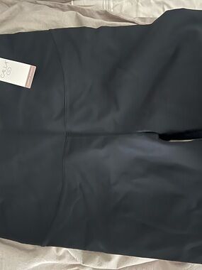 CALIA Black High-Waist Bike Shorts with Supportive Stretch